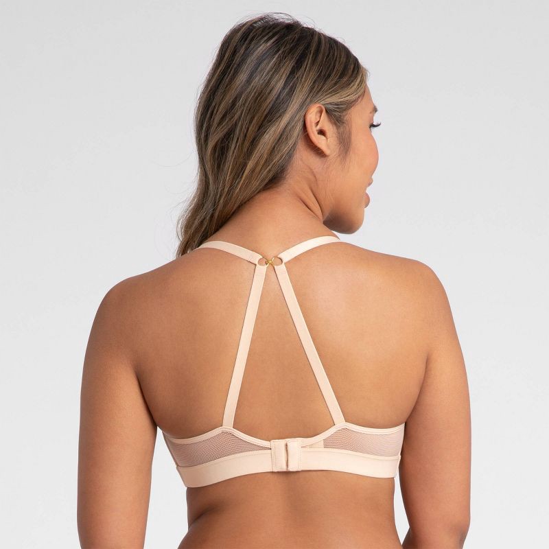 slide 2 of 9, All.You.LIVELY All.You. LIVELY Women's All Day Deep V No Wire Bra - Toasted Almond 34B, 1 ct