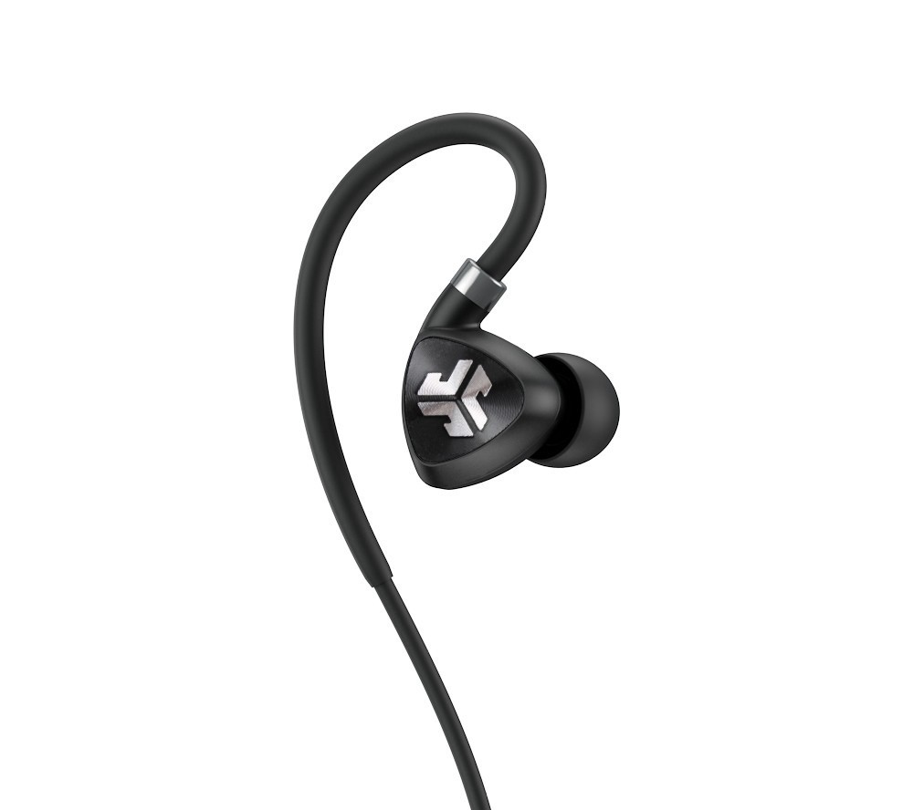 slide 2 of 5, JLab Fit Sport Bluetooth Wireless Earbuds - Black, 1 ct