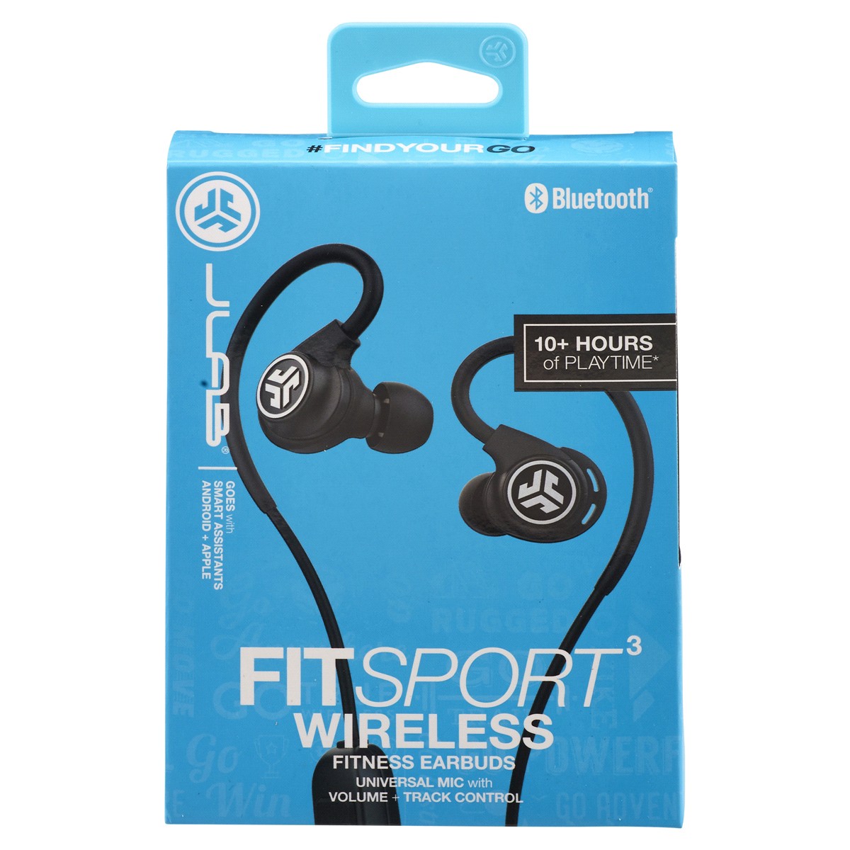 slide 1 of 5, JLab Fit Sport Bluetooth Wireless Earbuds - Black, 1 ct