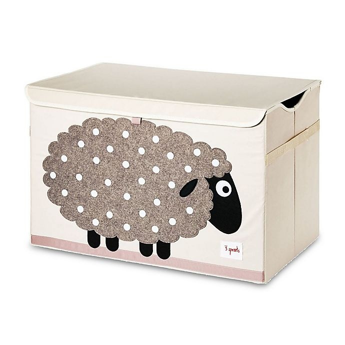 slide 1 of 1, 3 Sprouts Sheep Toy Chest, 1 ct