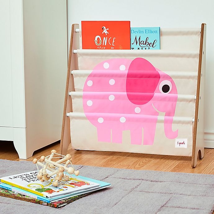 slide 2 of 2, 3 Sprouts Elephant Book Rack, 1 ct