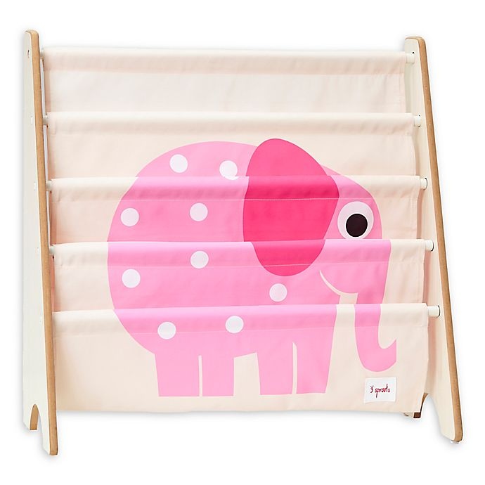 slide 1 of 2, 3 Sprouts Elephant Book Rack, 1 ct