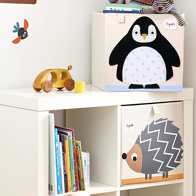 slide 2 of 2, 3 Sprouts Penguin Storage Box, 1 ct
