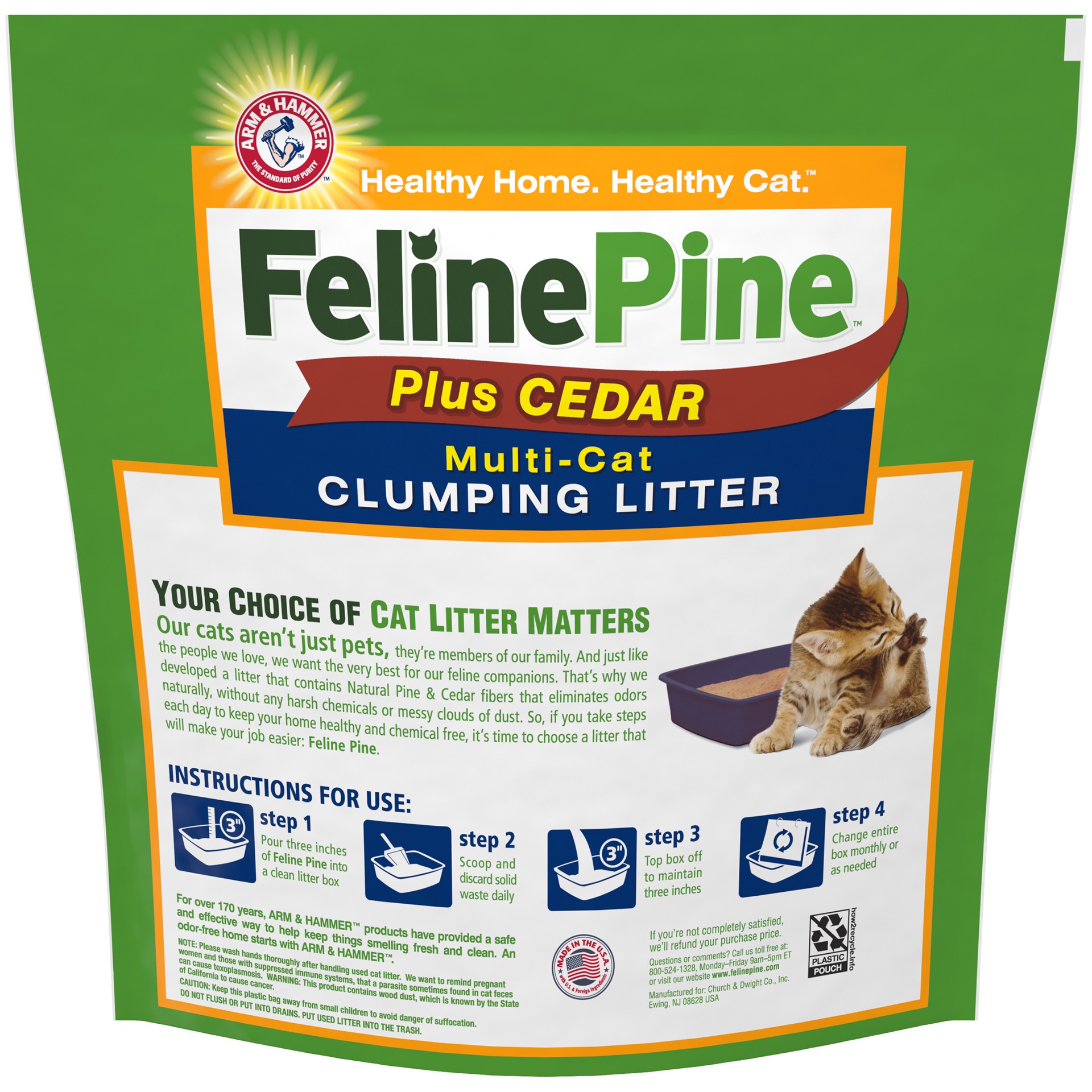 slide 2 of 5, Feline Pine, 12 lb