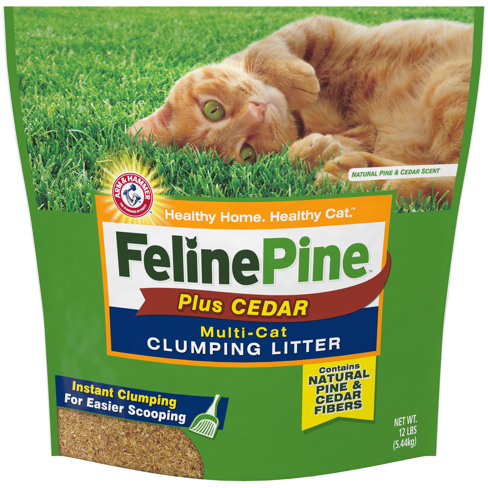 slide 1 of 5, Feline Pine, 12 lb