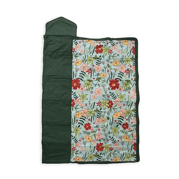 slide 3 of 5, Little Unicorn Primrose Outdoor Blanket - Teal/Red, 60 in x 84 in