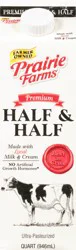 Prairie Farms Premium Half & Half 1 qt