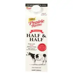 Prairie Farms Premium Half & Half 1 qt