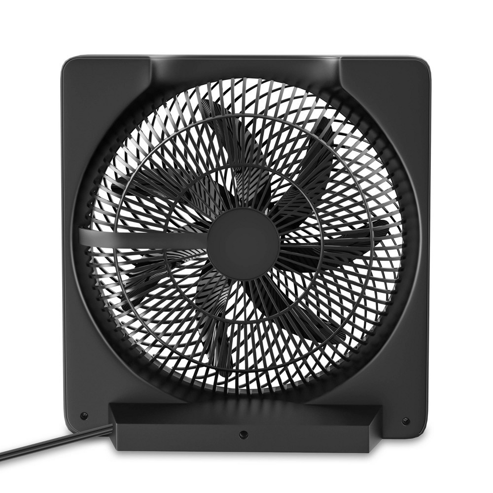 slide 3 of 11, Holmes 10" 3-Speed Rechargeable Battery Portable Fan - Black, 1 ct