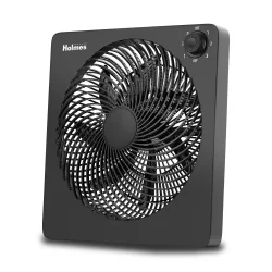 Holmes 10" 3-Speed Rechargeable Battery Portable Fan - Black