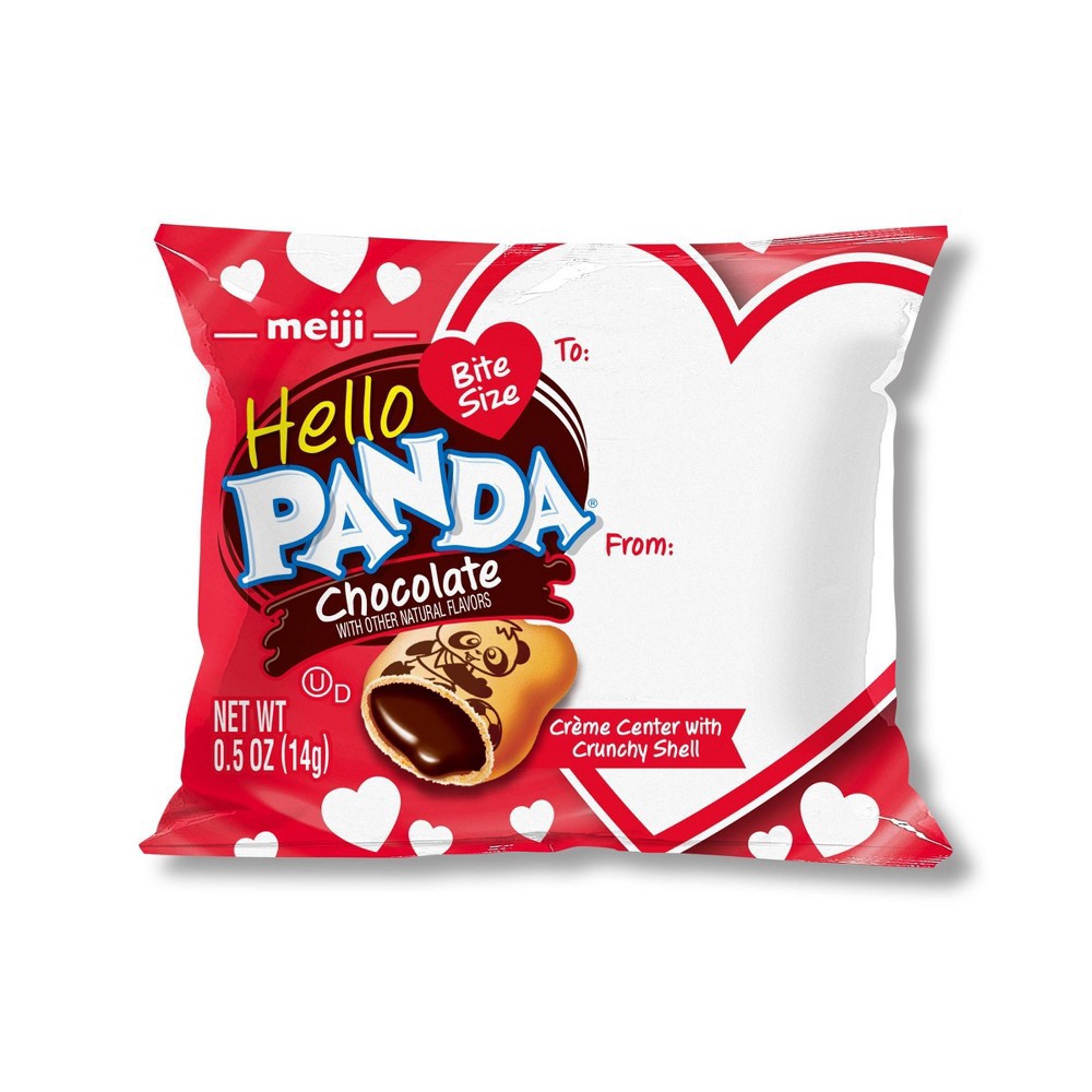 slide 4 of 5, Meiji Hello Panda Chocolate Valentine Hex Box, 10 oz