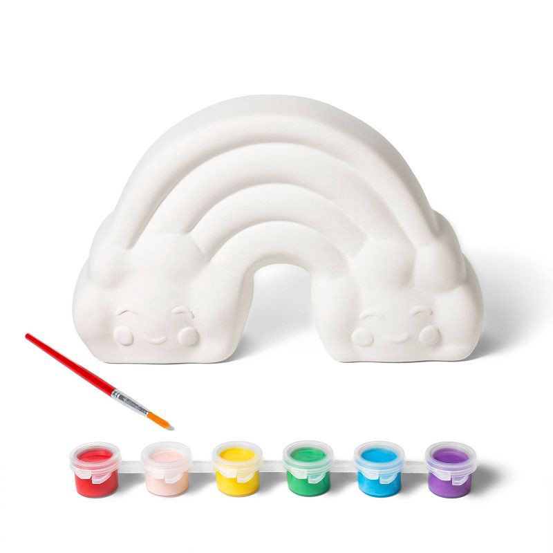 slide 2 of 4, Paint-Your-Own Ceramic Rainbow Kit - Mondo Llama™: Painting Kit for Kids, Includes Brush & Paint, Ages 8+, 1 ct