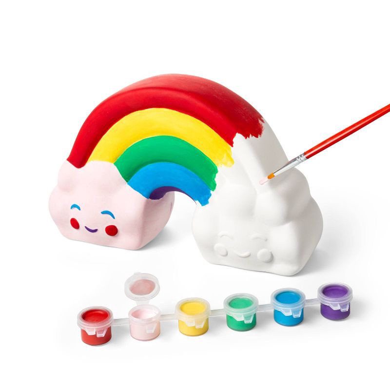slide 4 of 4, Paint-Your-Own Ceramic Rainbow Kit - Mondo Llama™: Painting Kit for Kids, Includes Brush & Paint, Ages 8+, 1 ct