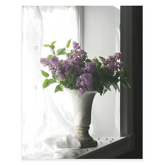 slide 1 of 1, Courtside Market Purple Flower Vase Canvas Wall Art, 1 ct