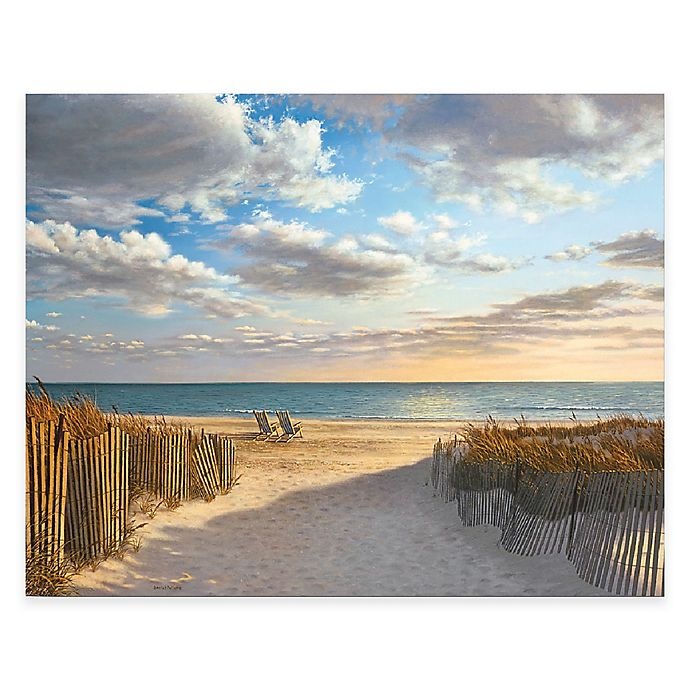 slide 1 of 1, Courtside Market Sunset Beach Gallery Canvas Wall Art, 16 in x 20 in