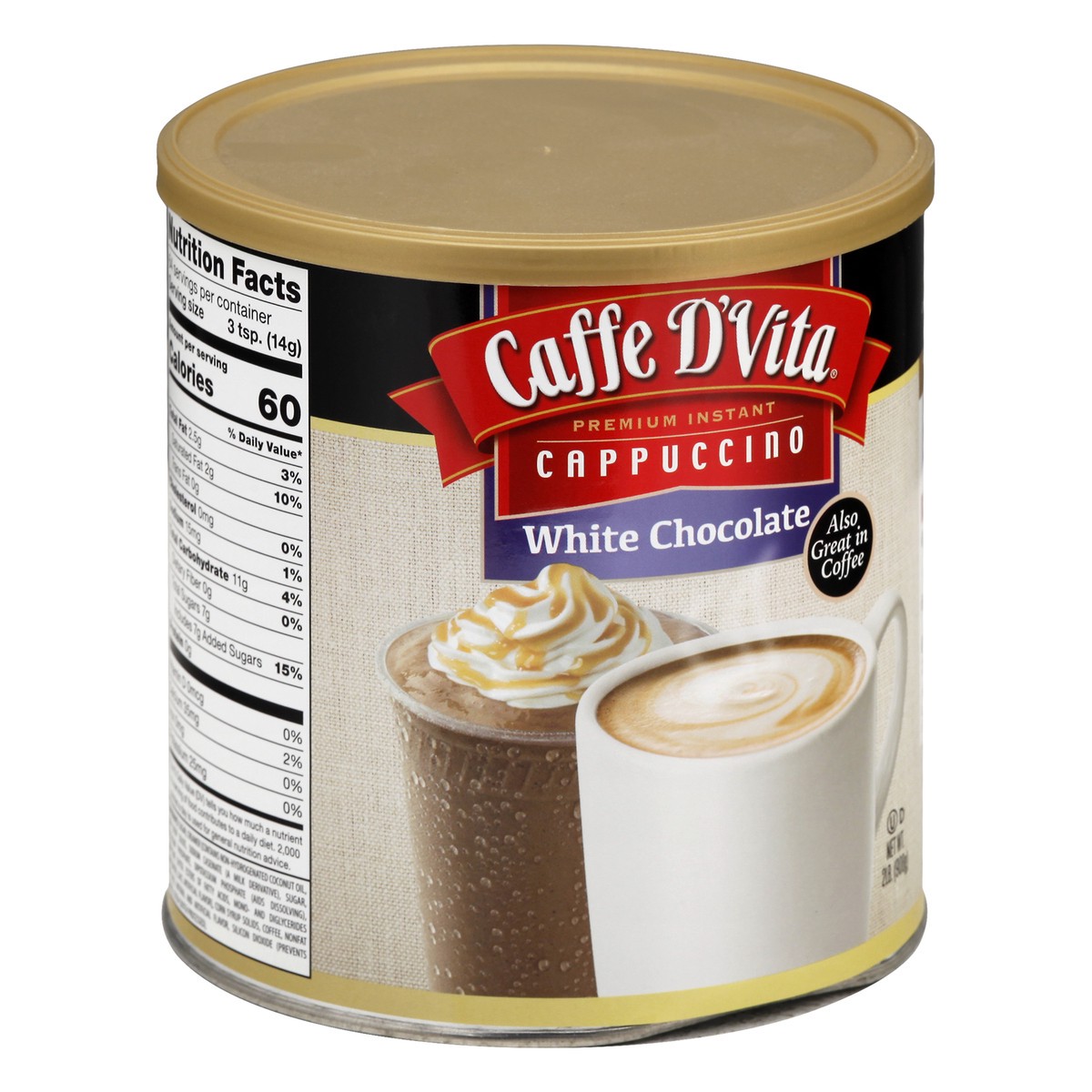 slide 2 of 10, Caffe D'Vita White Chocolate Mix - 2 lb, 2 lb