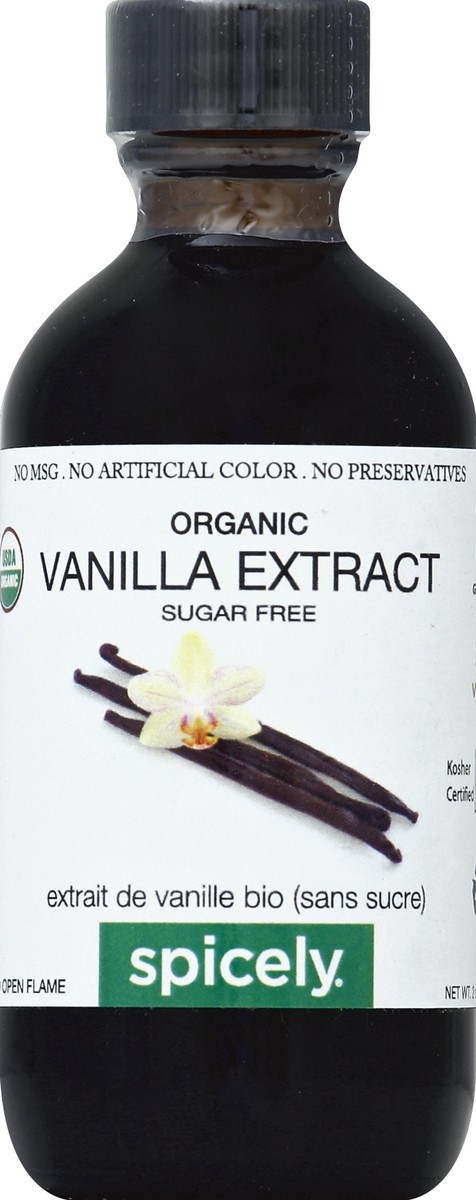 slide 2 of 2, Spicely Organic Spices Vanilla Extract 2 oz, 2 oz