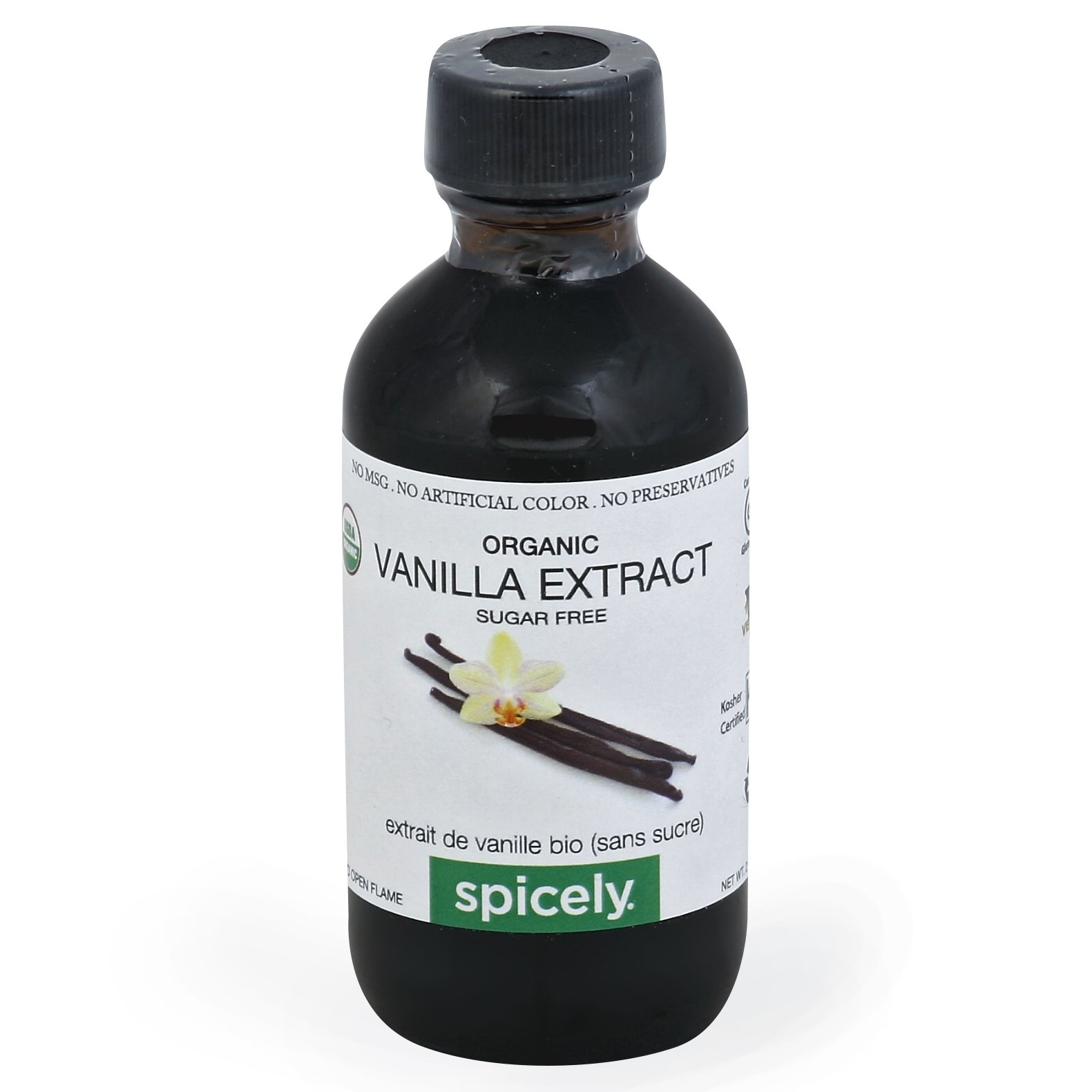 slide 1 of 2, Spicely Organic Spices Vanilla Extract 2 oz, 2 oz