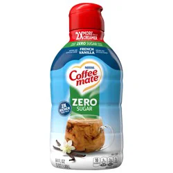 Coffee-Mate Zero Sugar French Vanilla Liquid Coffee Creamer 64 fl oz.