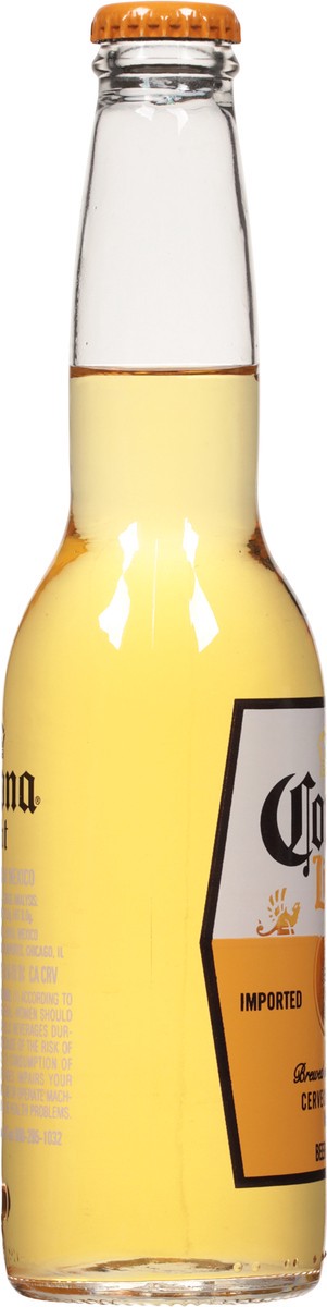 slide 6 of 10, Corona Light Mexican Lager Import Light Beer, 12 fl oz Bottle, 4.0% ABV, 12 fl oz