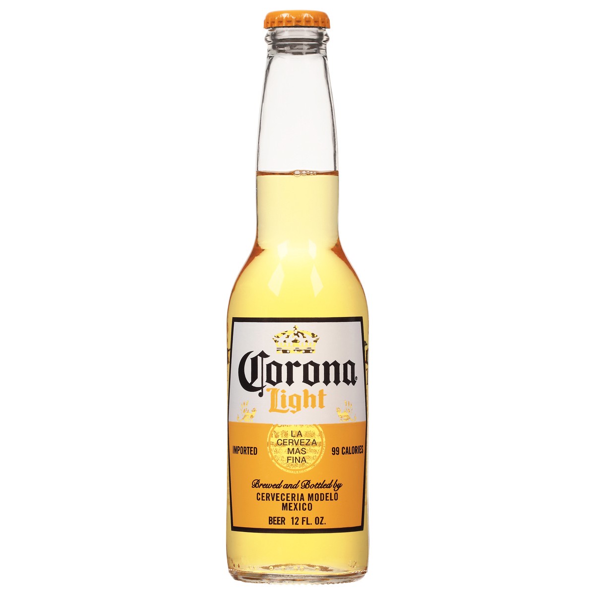 slide 9 of 10, Corona Light Mexican Lager Import Light Beer, 12 fl oz Bottle, 4.0% ABV, 12 fl oz