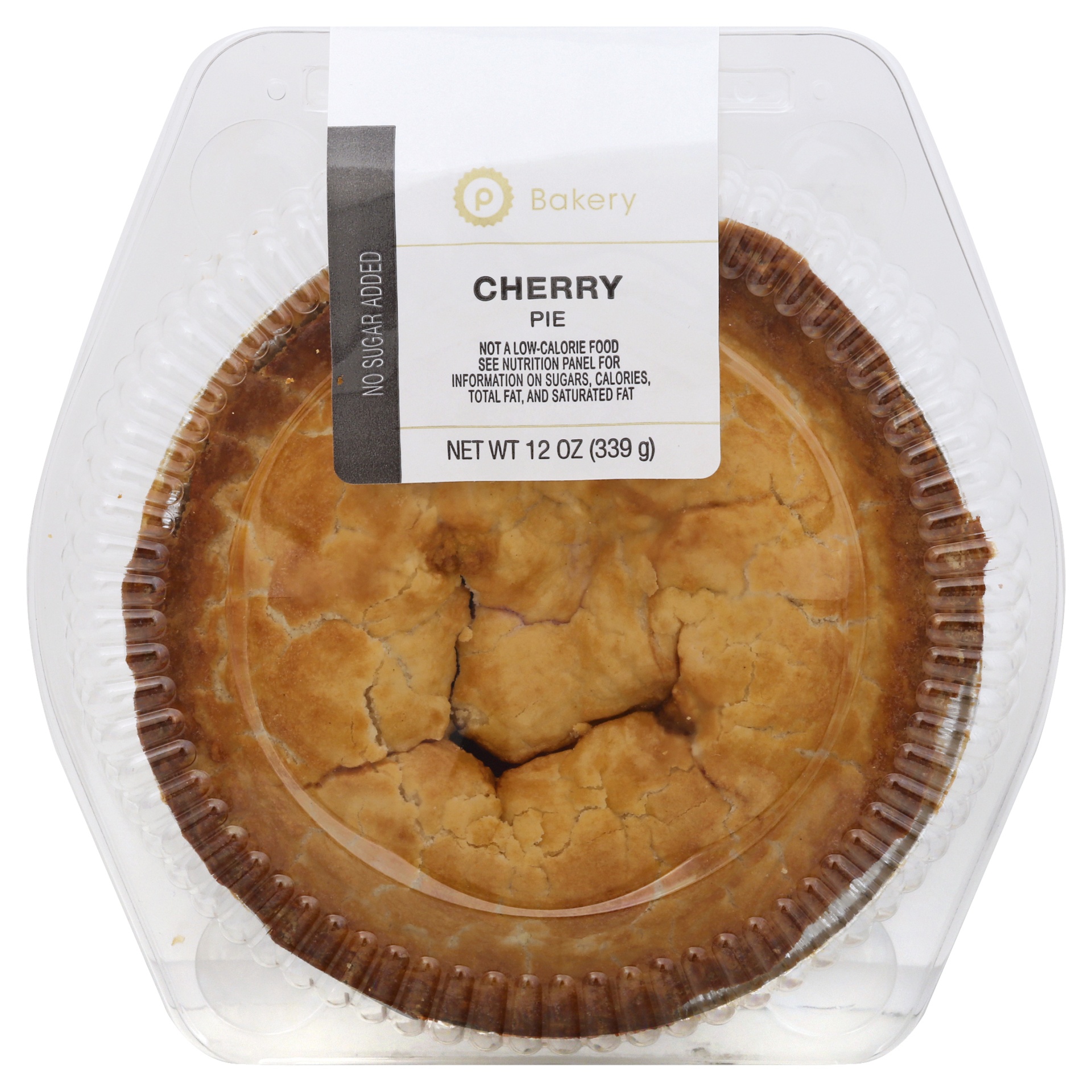 slide 1 of 1, Publix Bakery No Sugar Added Cherry Pie, 12 oz