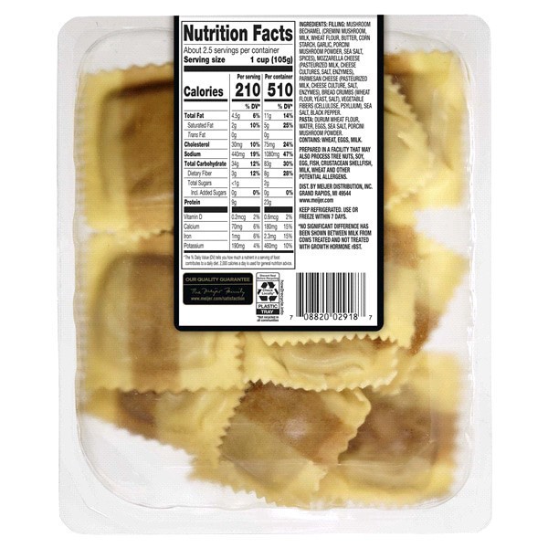 slide 9 of 9, FREDERIKS BY MEIJER Frederik's Wild Mushroom Ravioli Refrigerated Pasta, 9 oz