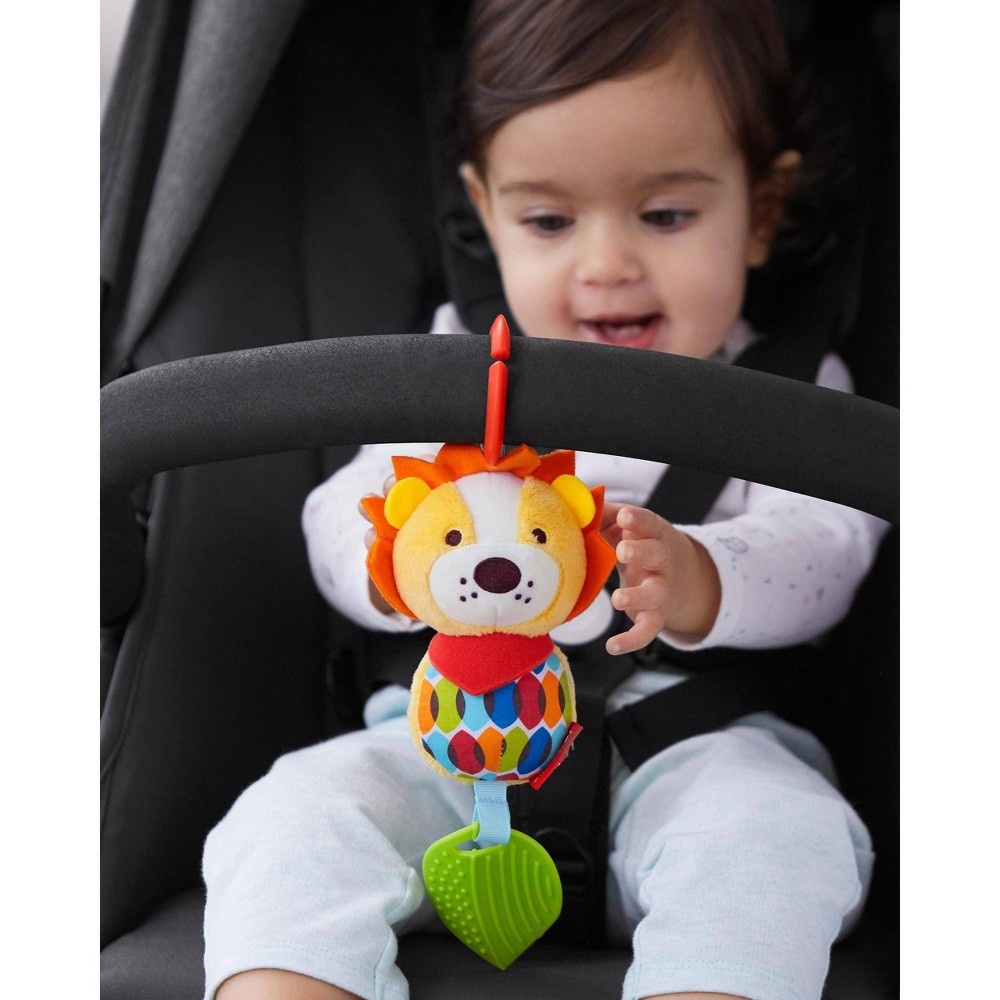 slide 4 of 4, Skip Hop Bandana Buddies Chime & Teethe Toy - Lion, 1 ct