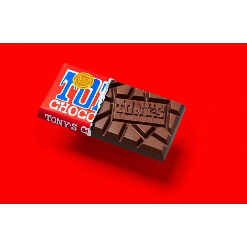 slide 3 of 6, Tony's Chocolonely Tony's Milk Chocolate Candy Bar - 6.35oz, 6.35 oz