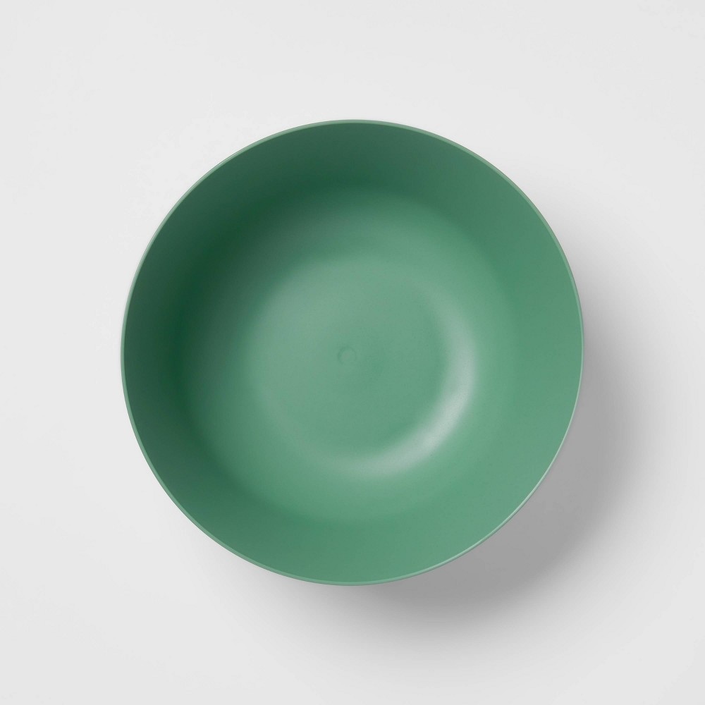 slide 3 of 3, 114oz Plastic Serving Bowl Green - Room Essentials, 1 ct