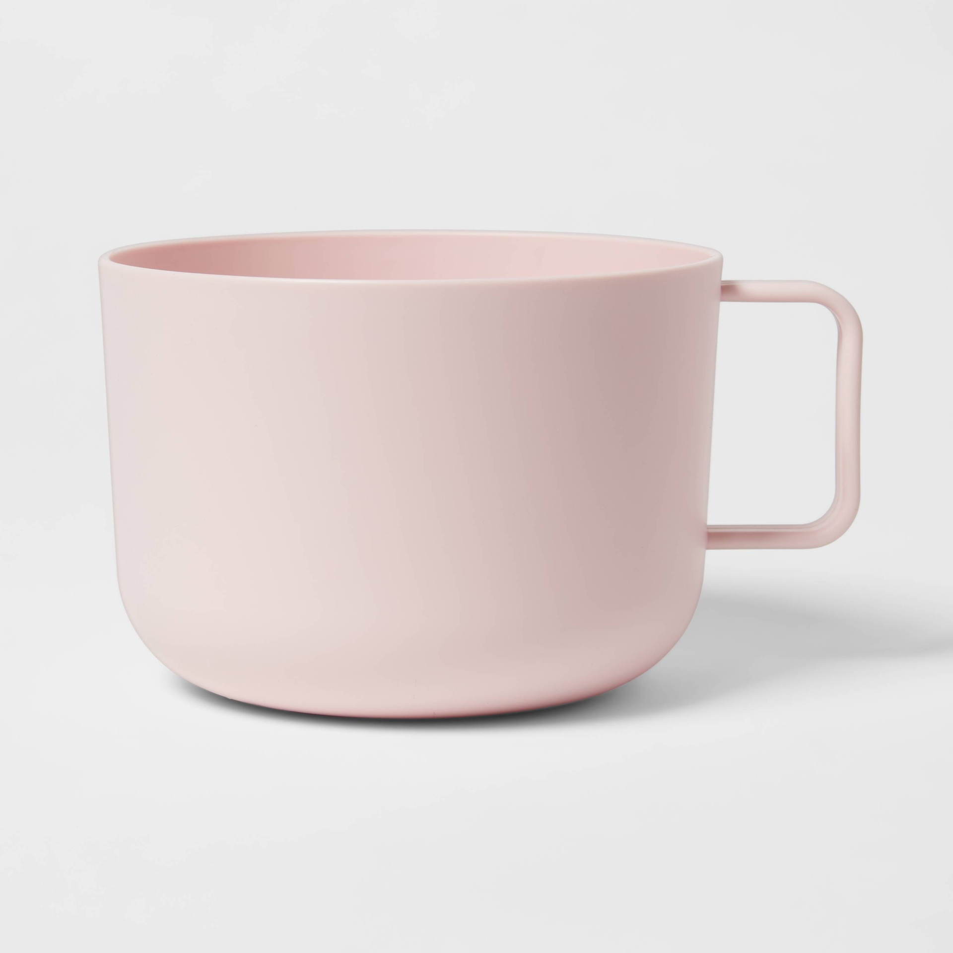 slide 1 of 3, 30oz Plastic Soup Mug Pink - Room Essentials, 1 ct