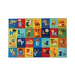 5&#x27;x7&#x27; Alphabet Area Rug - Smithsonian