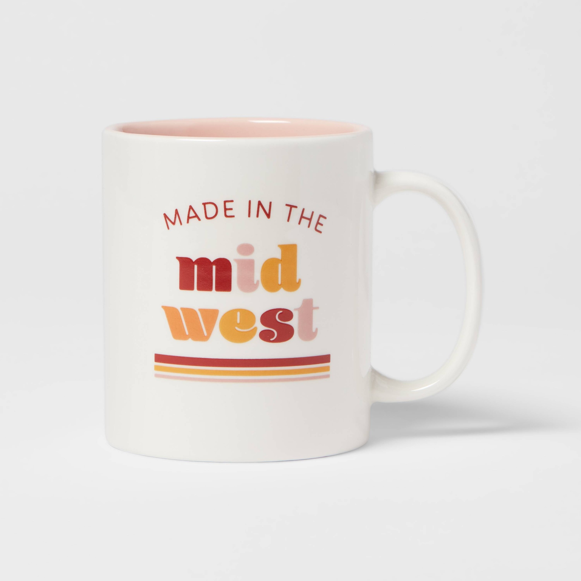 slide 1 of 3, 15oz Stoneware Made In The Midwest Mug - Room Essentials, 15 oz