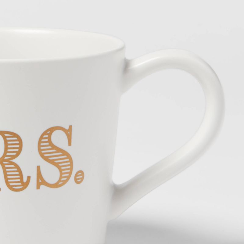 slide 3 of 3, 15oz Stoneware Mrs. Mug - Threshold™, 15 oz