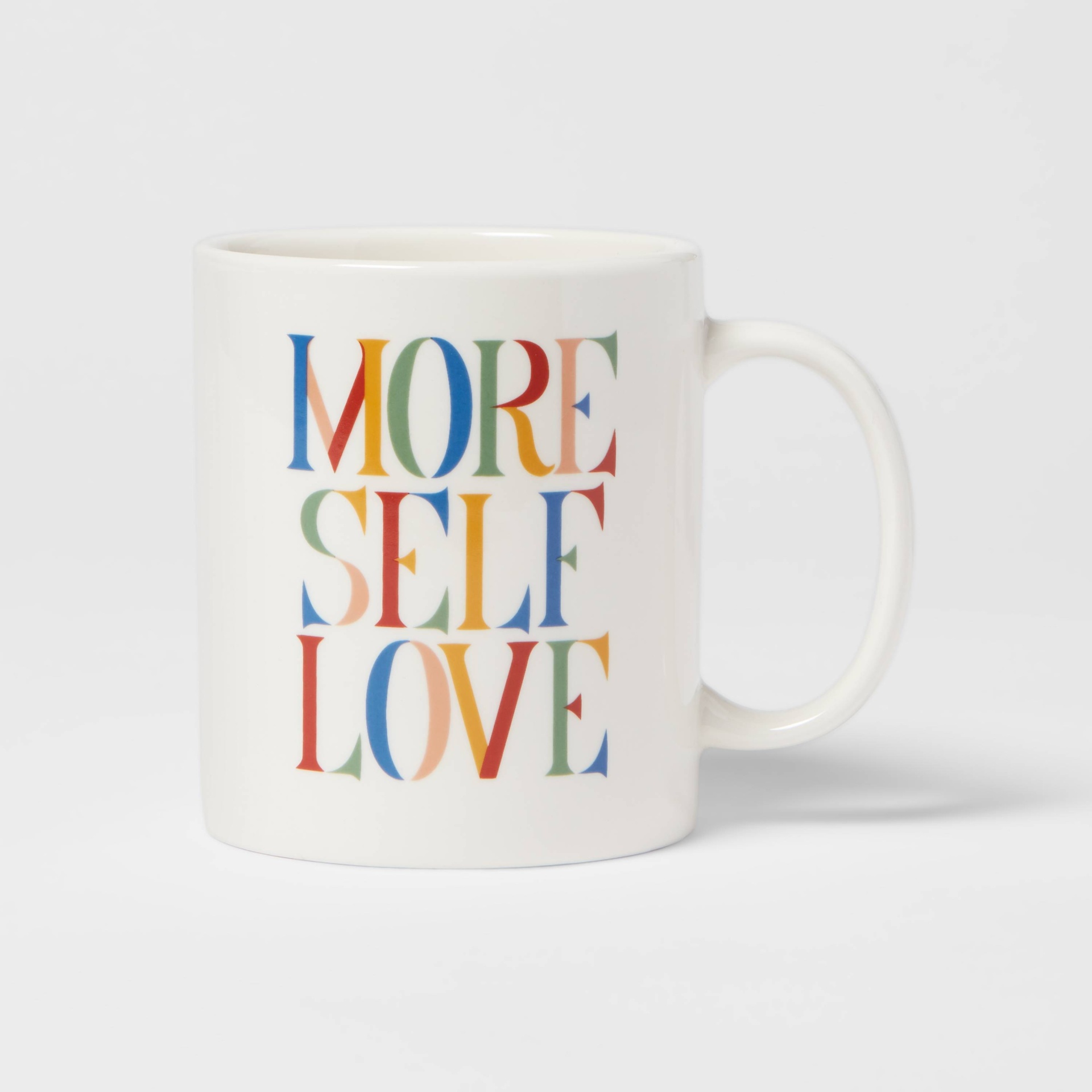slide 1 of 3, 15oz Stoneware More Self Love Mug - Room Essentials, 15 oz