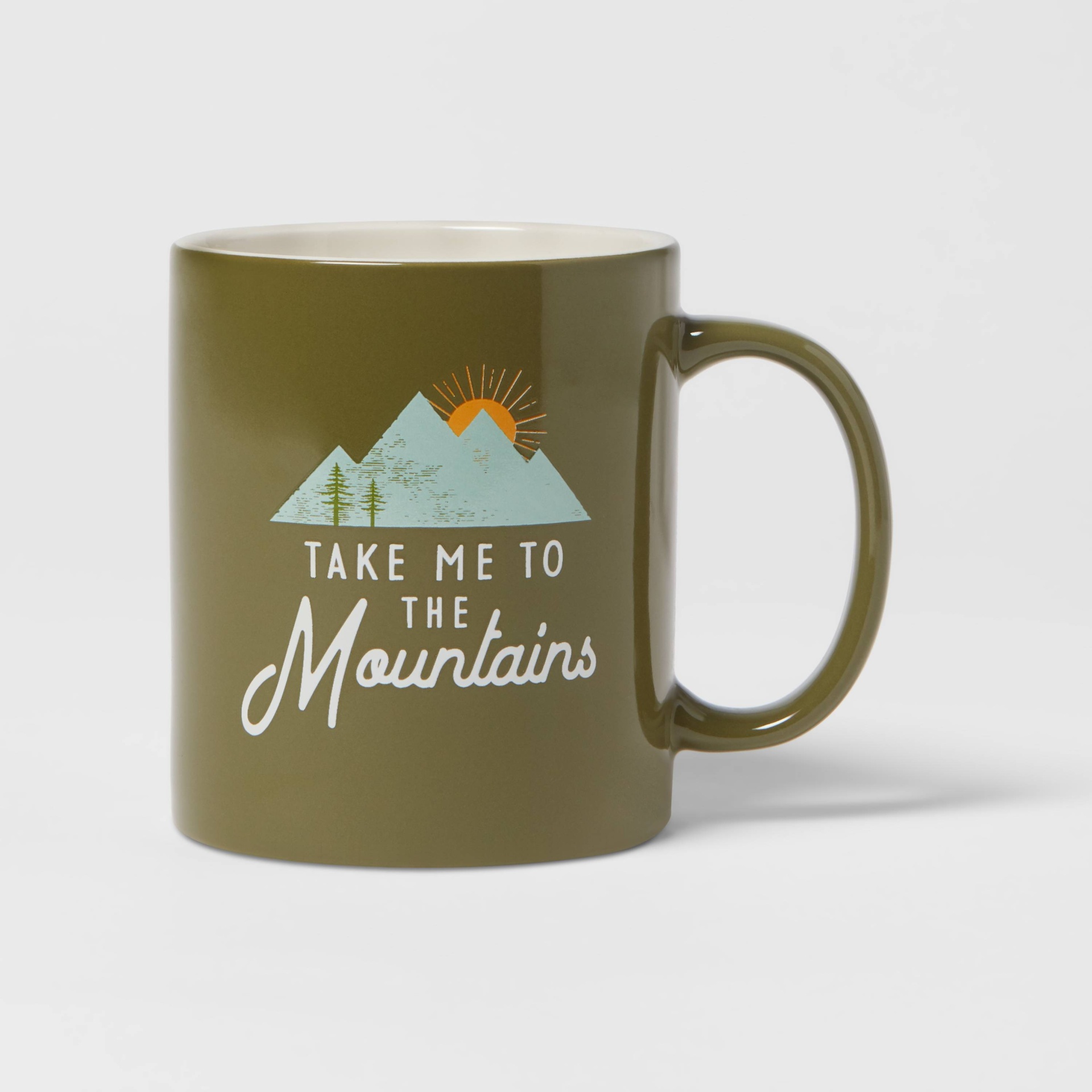 slide 1 of 3, 15oz Stoneware Take Me To the Mountains Mug - Room Essentials, 15 oz