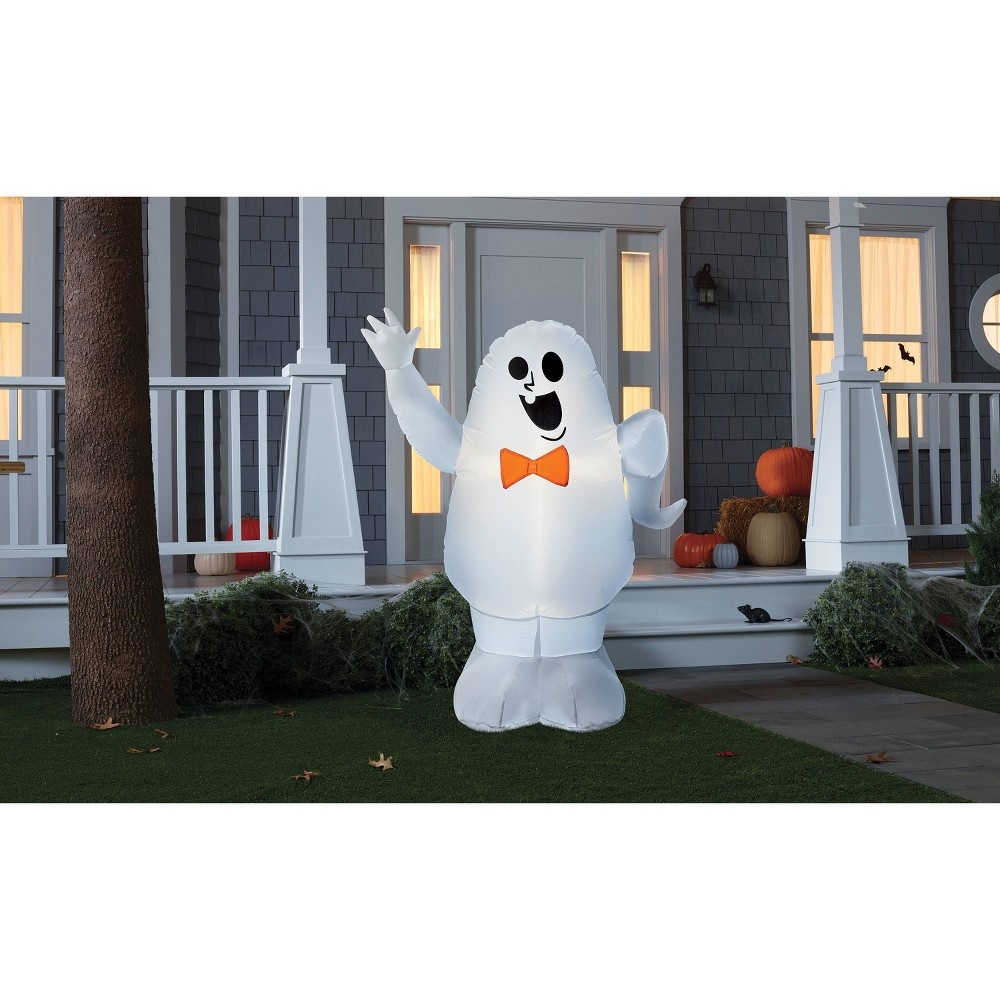 slide 2 of 4, Inflatable LED Ghost Halloween Holiday Decoration - Hyde & EEK! Boutique, 1 ct