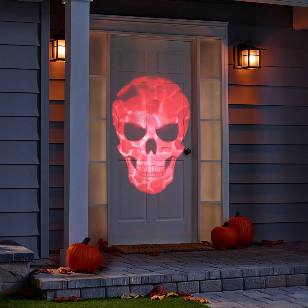 skull projector light