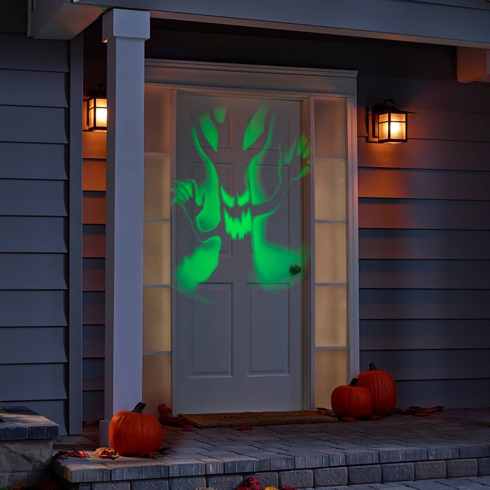 slide 2 of 4, Philips LED 3D Green Spooky Tree Halloween Motion Projector, 1 ct