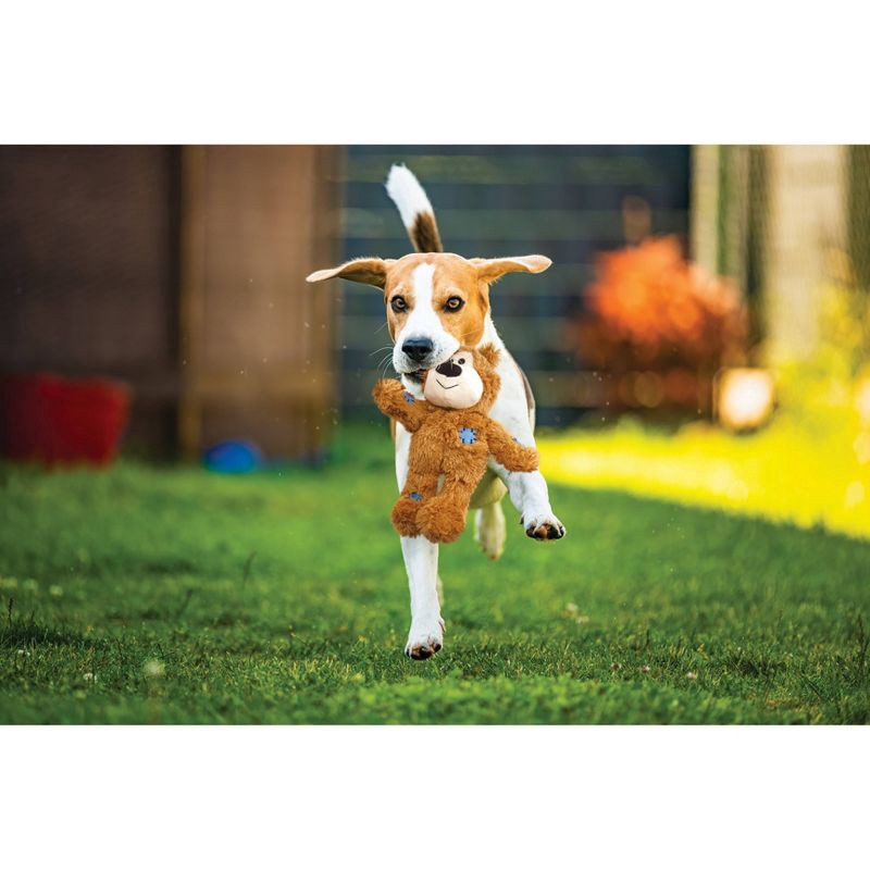 slide 3 of 3, KONG Wild Knots Bear Dog Toy - Light Brown - M/L, 1 ct