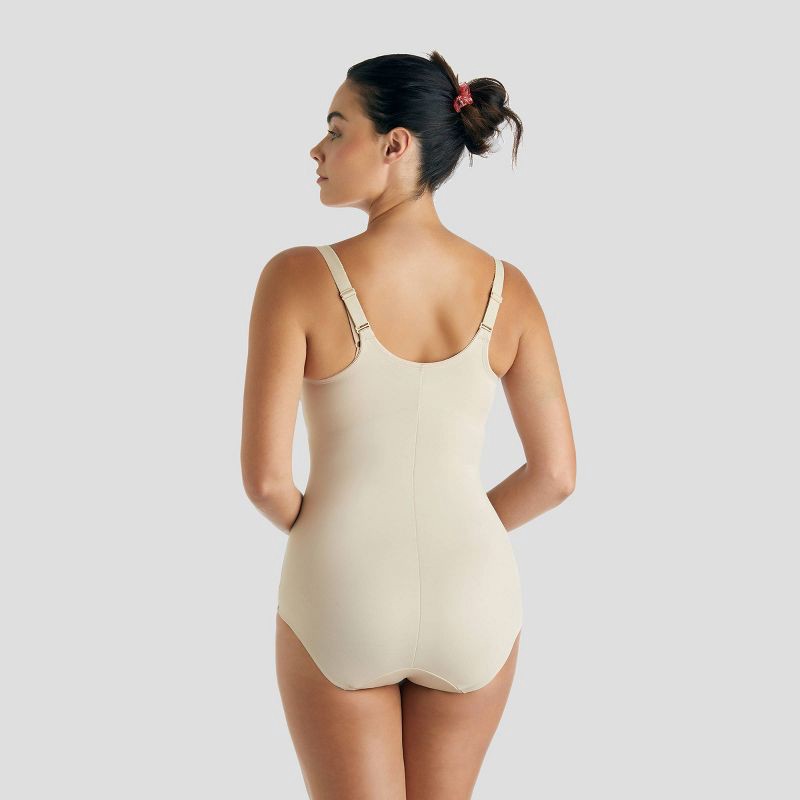 SlimShaper by Miracle Brands Women's Tummy Tuck WYOB Bodysuit - Warm Beige  M 1 ct