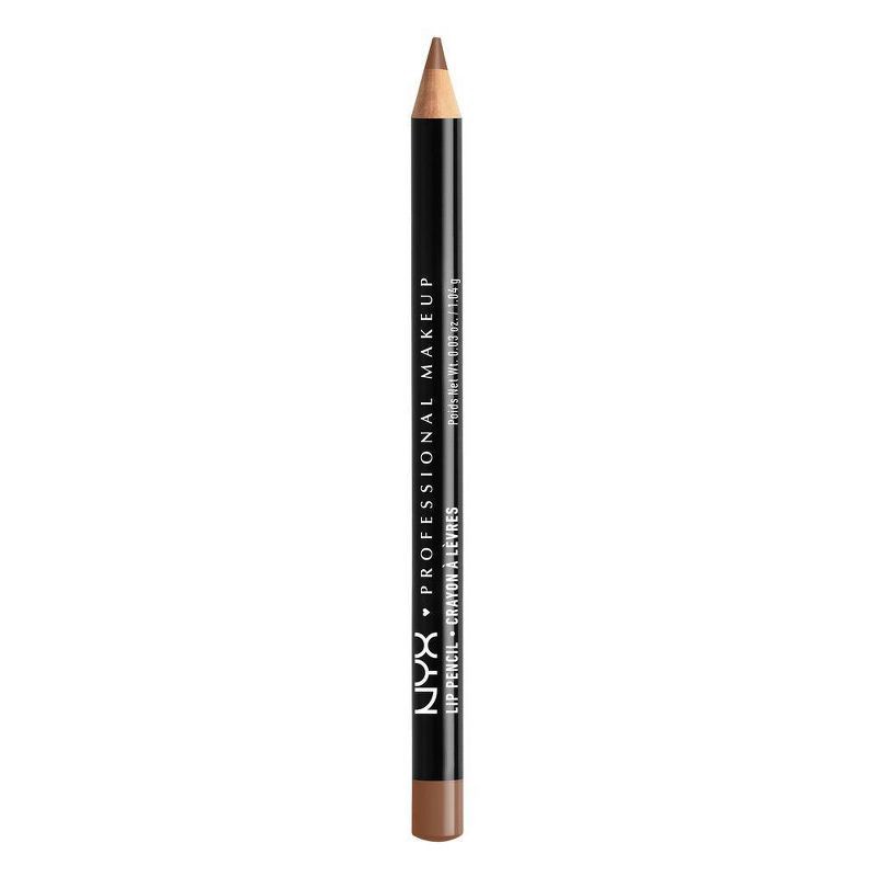 slide 1 of 7, NYX Professional Makeup Long-Lasting Slim Lip Pencil - Creamy Lip Liner - Nude Truffle - 0.03oz, 0.03 oz