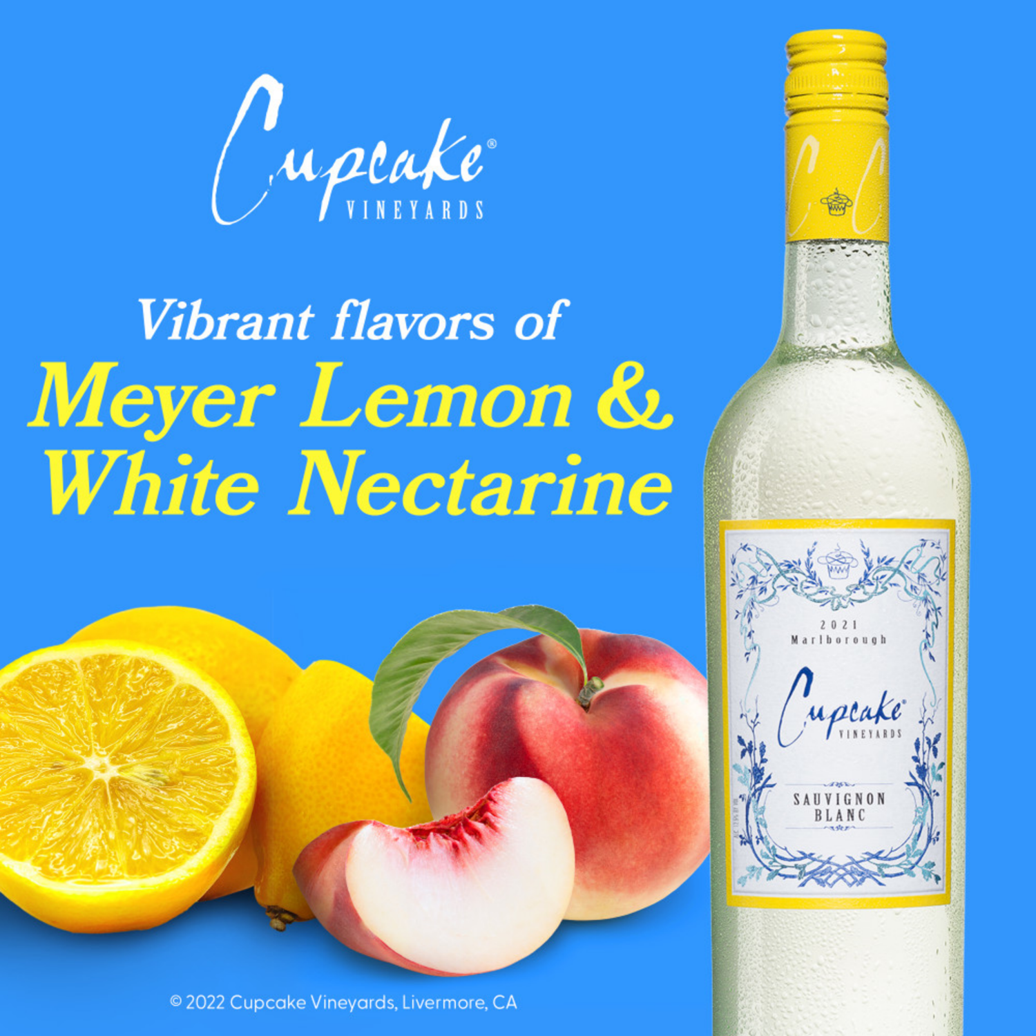 slide 3 of 6, Cupcake Vineyards Sauvignon Blanc, White Wine, 750ml, 750 ml