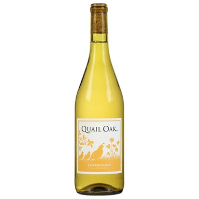 slide 1 of 1, Quail Oak Chardonnay Wine 750 Ml, 