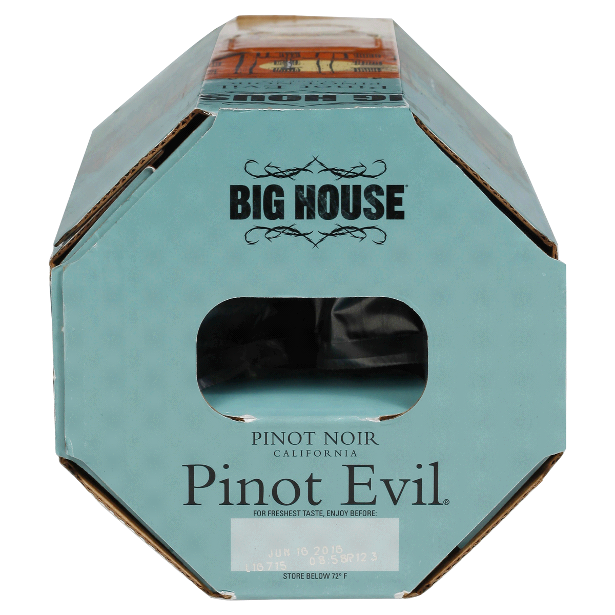 slide 3 of 6, Big House Pinot Noir Red Wine, 3 liter