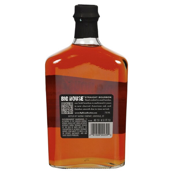 slide 2 of 13, Big House Whiskey, Straight Bourbon, 750 ml