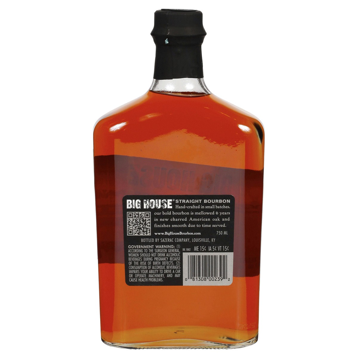 slide 6 of 13, Big House Whiskey, Straight Bourbon, 750 ml