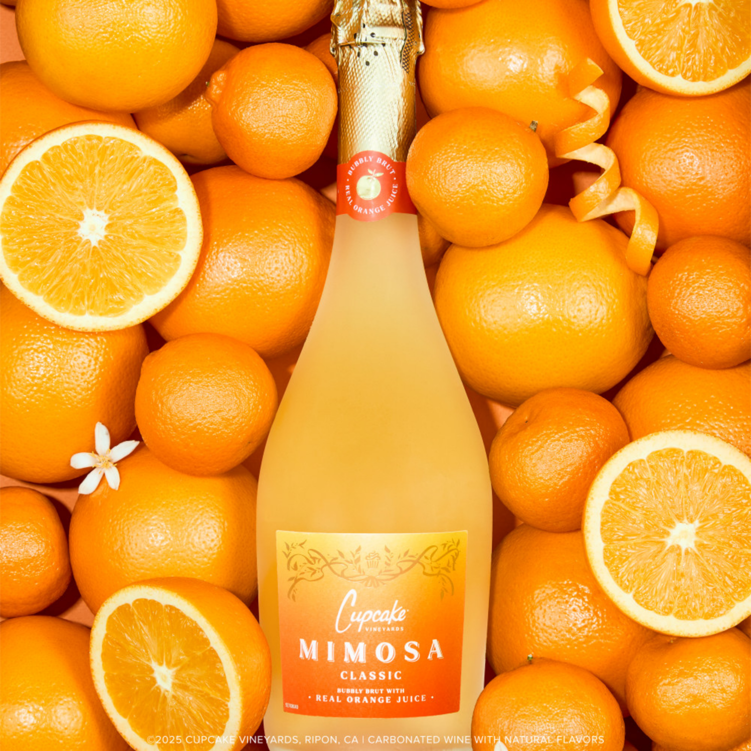 slide 2 of 5, Cupcake Vineyards Classic Mimosa, Orange Sparkling Wine, 750ml, 750 ml