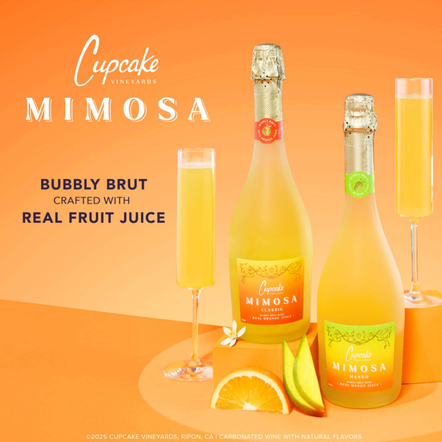 slide 5 of 5, Cupcake Vineyards Classic Mimosa, Orange Sparkling Wine, 750ml, 750 ml