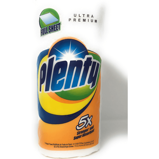 slide 1 of 1, Plenty 2-Ply Paprer Towels, 15 ct